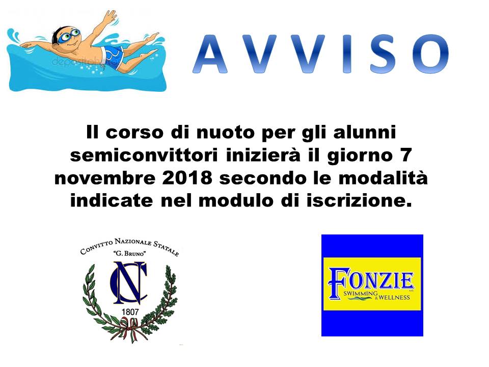 avviso piscina