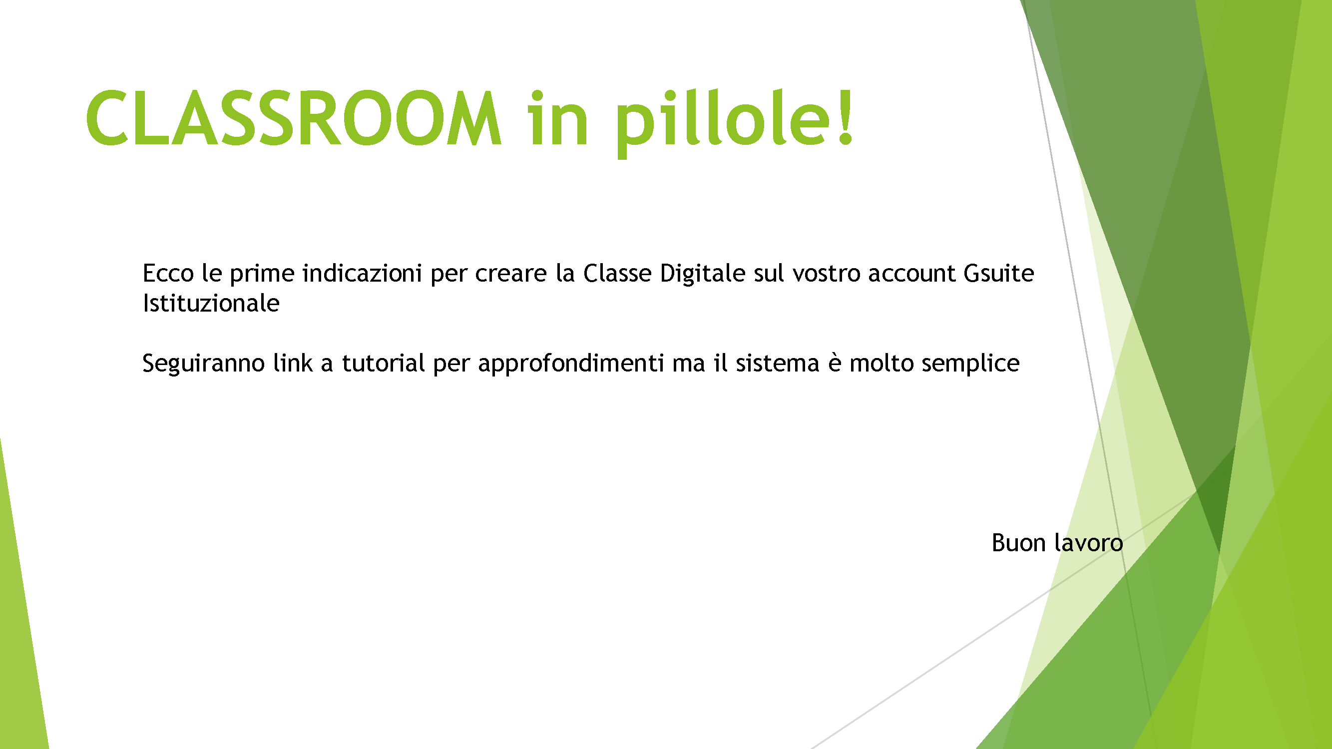 classroom attivazione docenti educatori