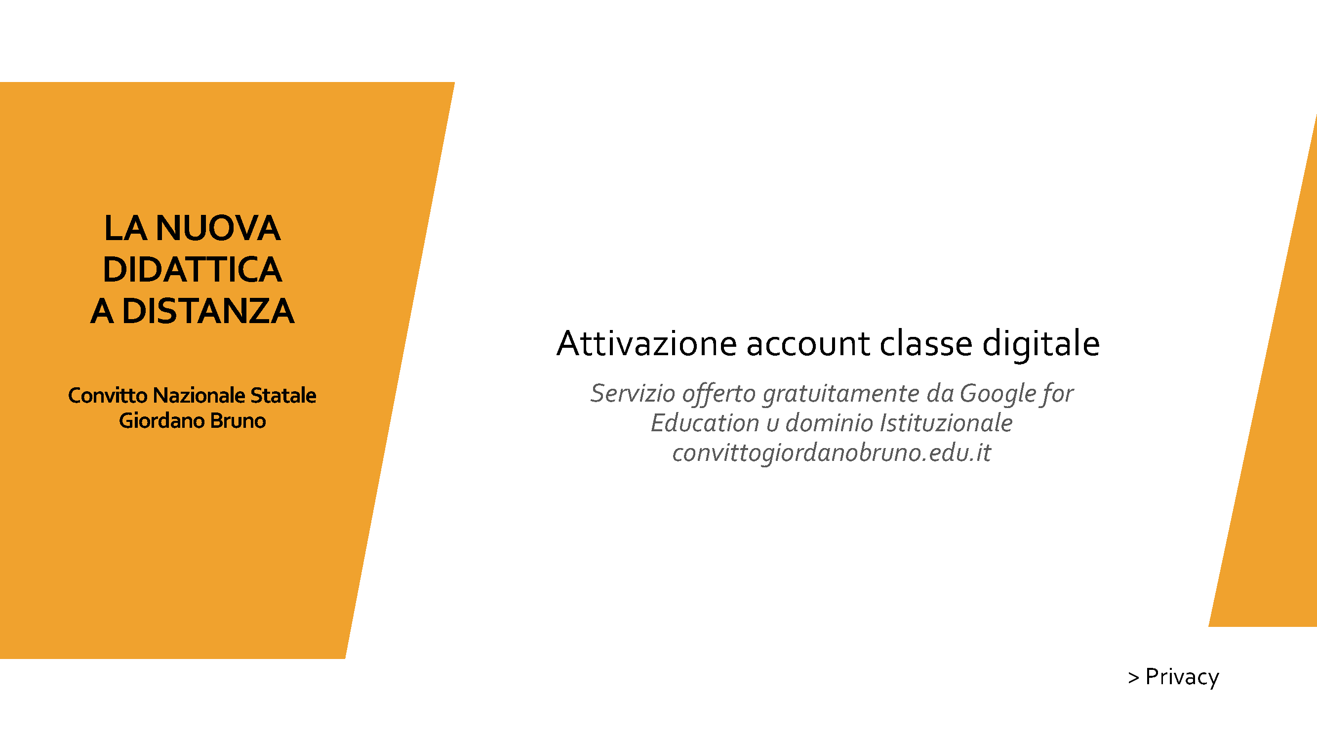 classroom istruzioni alunni